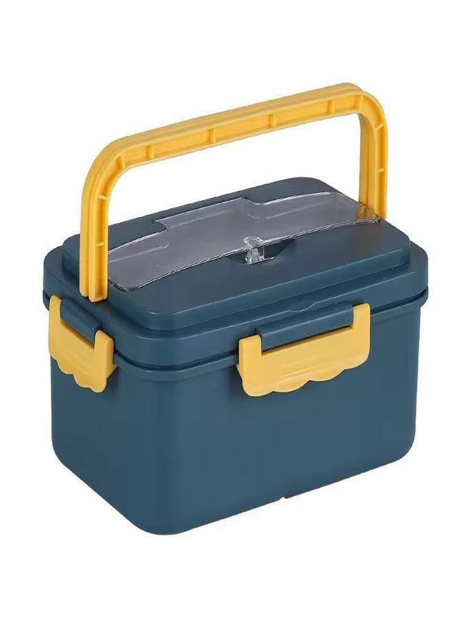 FAGVA 8 Lunch Box 1500 ML Microwave-Heated Lunch Container with Secure Lid use for Kids and Adults Lunch Box use for School, Office, Camping, Picnic Ideal for Keeping Food Fresh(1 pcs) - Image 1