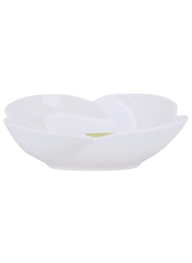 Alsaif Plastic Serving Plate Round White  - Image 1