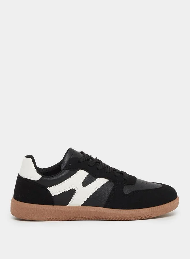 Styli Styli Panelled Lace Up Sneaker