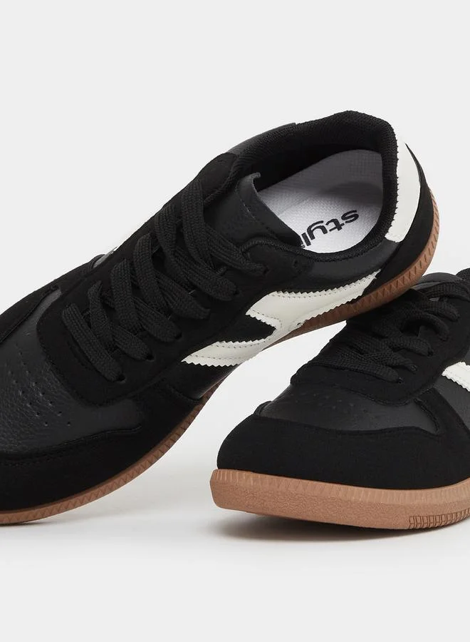 Styli Styli Panelled Lace Up Sneaker