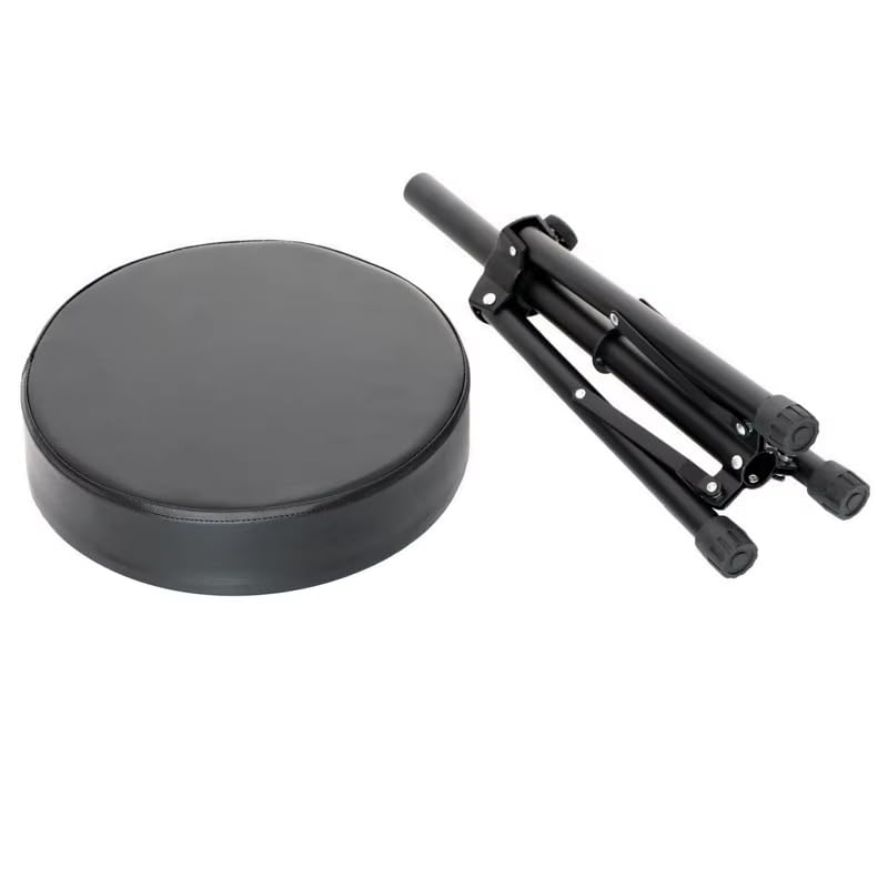 Softline Pro SP36 Universal Drum Throne, 1.9 Kg Padded Drum Stool with Anti-Slip Feet for Adults and Kids - Black (SP36 - BK) - Image 4