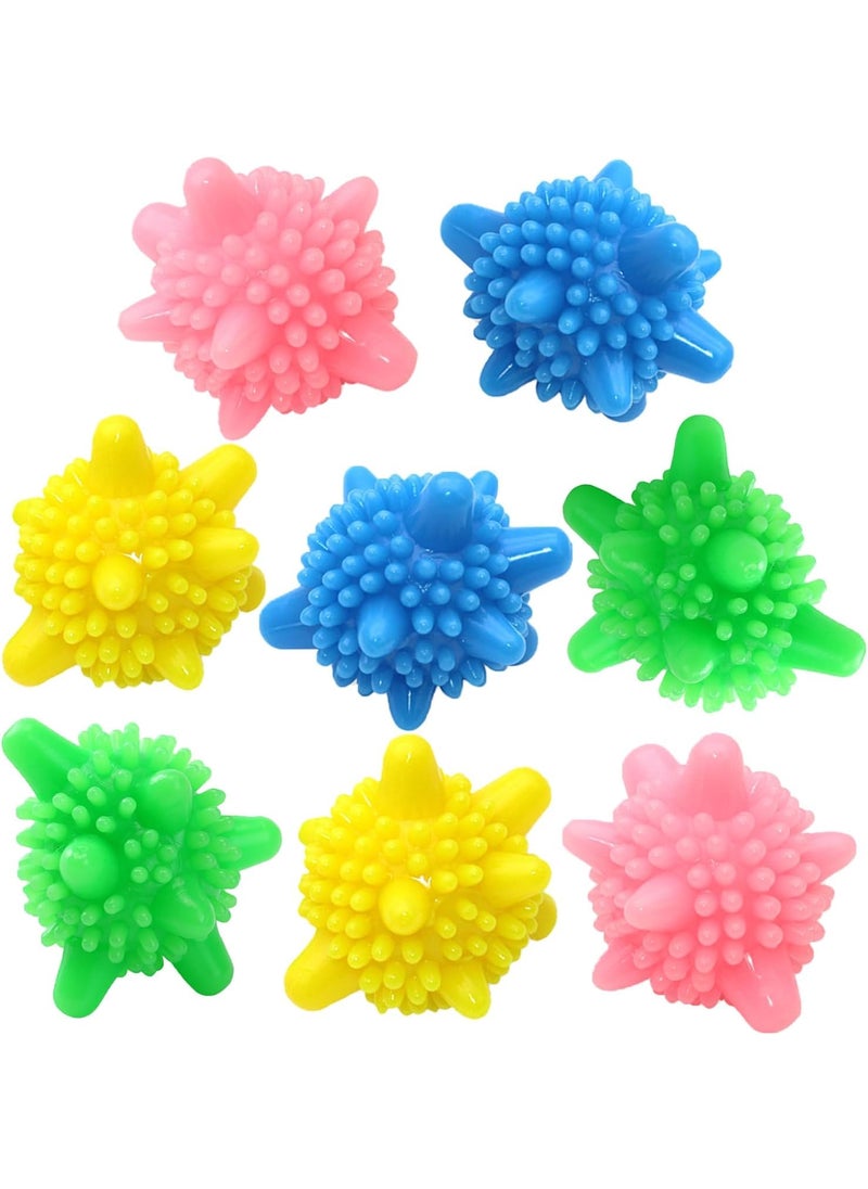 LUXERA LUXERA Premium PVC Reusable Long Lasting AntiScratches Laundry Washing Dryer Colorful Ball for Tangle Free Clothes Laundry Accessories for Fabric Scrubbing 8  - Image 1