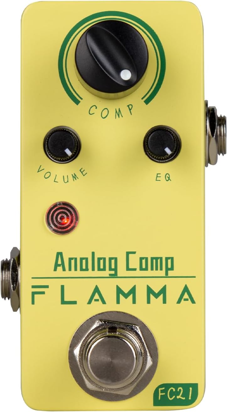FLAMMA FC21 Compressor Pedal Electric Guitar Effects Pedal Classic Optical Compressing Effect True Bypass - Image 1