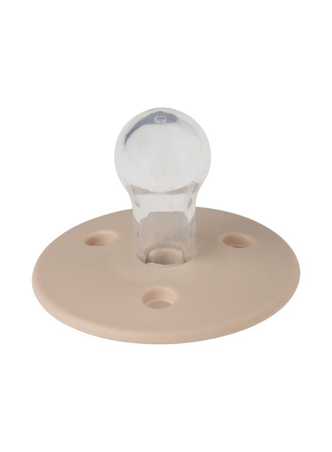 Mininor Round Pacifier Silicone 6M - Soft Rabbit