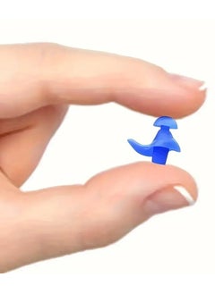 Goolsky 2pcs Silicone Spiral Earplugs for Swimming - Reusable, Waterproof Nose & Ear Protection Set with Storage Box, No Battery Needed, Ideal for Home Use  - Image 2