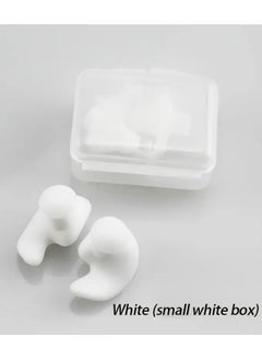 Goolsky 2pcs Silicone Spiral Earplugs for Swimming - Reusable, Waterproof Nose & Ear Protection Set with Storage Box, No Battery Needed, Ideal for Home Use  - Image 1