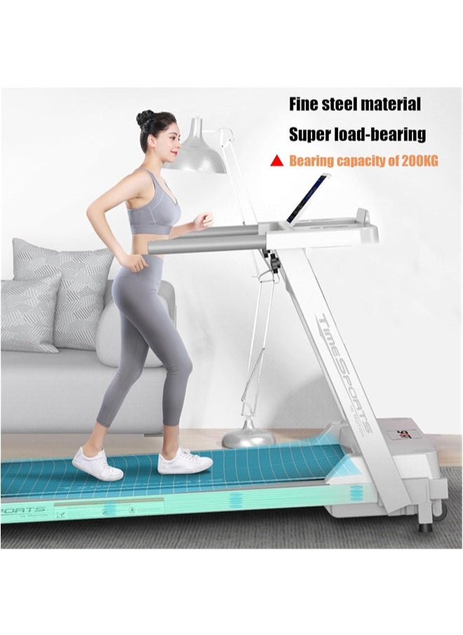 Denzoz - Treadmills for Home with 300 lbs Running Exercise Machine with LED for Home Office Digital Speed Distance Calories for Home Fitness Jogging Walking - Image 1