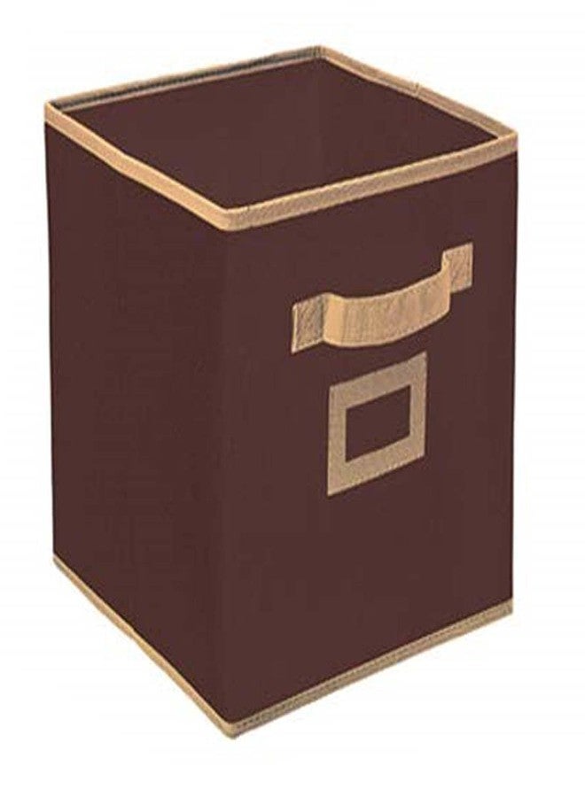 SKYLII Storage Box Organizer for Clothes Toys Organizer Files Storage Organiser Clothing Organizer Cloth Cover Large Capacity Space Saver and Storage for Clothes Pack of 1 Pc Brown