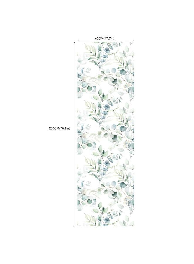 Bluejw Watercolor Eucalyptus Leaves Decorative Wallpaper Plant Leaves Nursery Ins Wind Self-adhesive Wallpaper  E-commerce Hot RW221 - Image 1