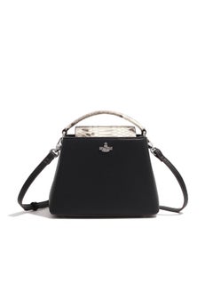 Women Top Handle Satchel Bag Snake Print Bags Flap Crossbody Bag