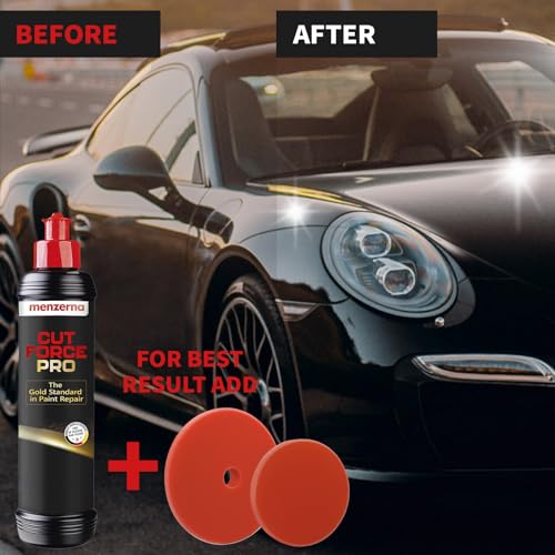 menzerna "Cut Force Pro" Car Polish 8 oz I Premium Polish with Heavy Cut and high Gloss Finish I Buffing & Polishing Compound for Car Maintenance I for Scratches & Sanding Marks I Car Body Repair - Image 4