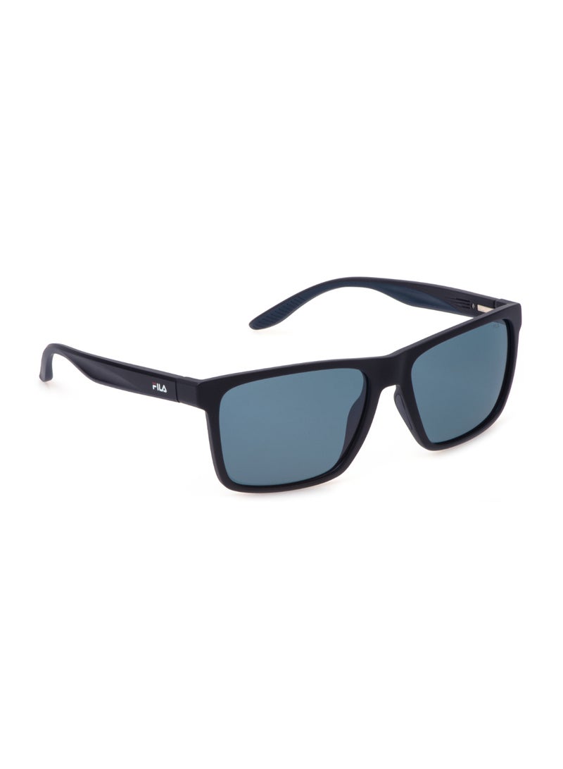 FILA Men's Polarized  Sunglasses SFI726 57U28P - Lens Size: 57 Mm - Matt Black - Image 3