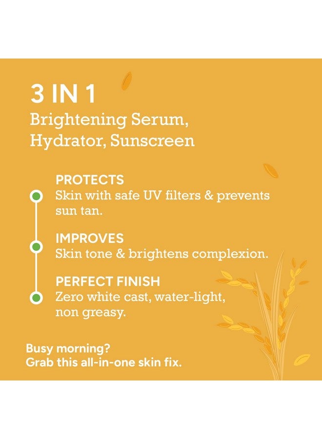 CITTA Invisible Sunscreen Serum SPF 50 PA++++ For Women & Men | No White Cast For All Skin Types | Rice Water & Bisabolol Sunscreen Serum | Hydrating & Non-Greasy | 30 ml - Image 2