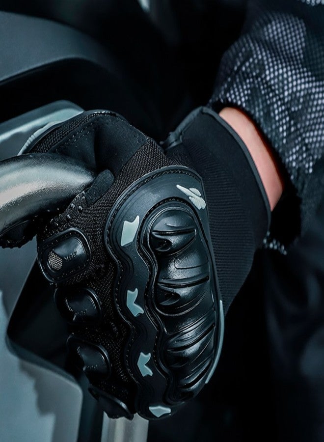 BSDDP Motorcycle Riding Gloves Rider Anti-slip Anti-drop Four-season Universal Outdoor Breathable Touch Screen Gloves - Image 4