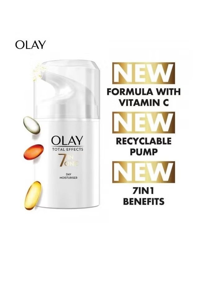 Olay Total Effects 7 In 1 Day Moisturiser Nourish & Protect   Cream Spf15 - 50ml  - Image 2