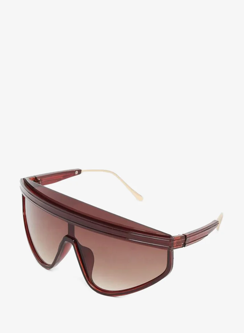 Styli Styli Wide Frame Shield Sunglasses