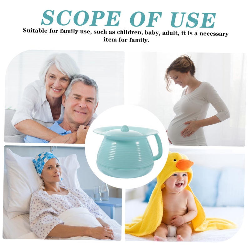 Potty Training Toilet for Boys Girls Portable Plastic Urinal Pot Lid Night Urinal Easy to Move - Image 3