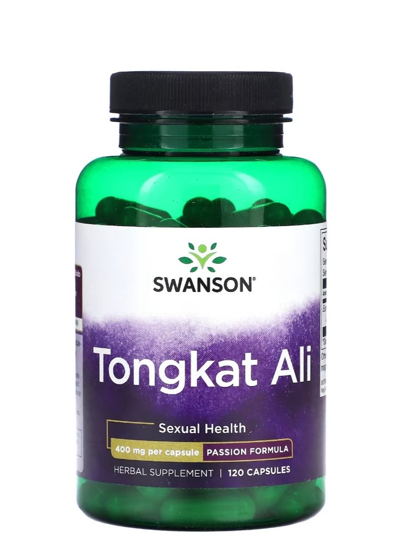 SWANSON Tongkat Ali 400 mg 120 Capsules - Image 1