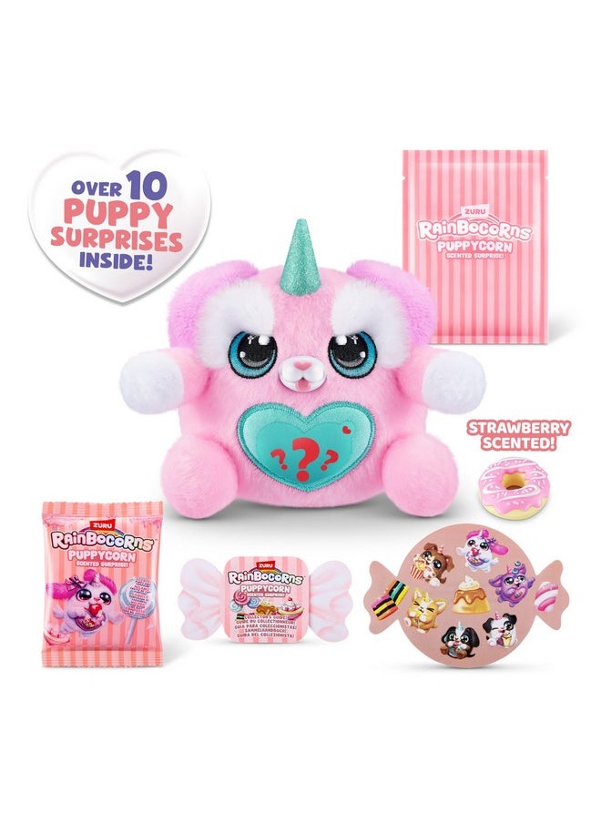 Rainbocorns Puppycorn Schnauzer Scent Surprise Surprise Unboxing Soft Toy, Scented Puppy Plush For Girls By Zuru  - Image 2
