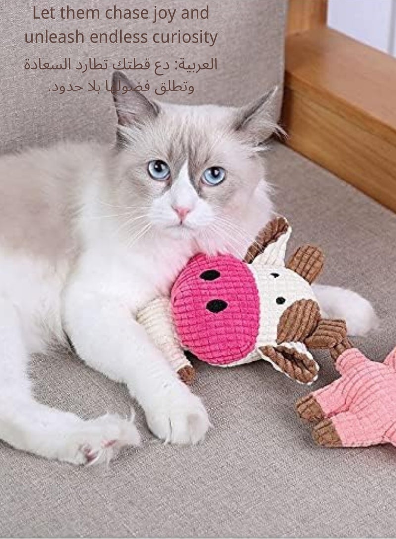 MASINGAA 7 Pcs Pet Puppy Toys Gift Set For Small Dogs, Cute Squeaky Dog Toys, Durable Puppy Teething Toys, Rope Toys, Puppy Chew Toys - Image 3