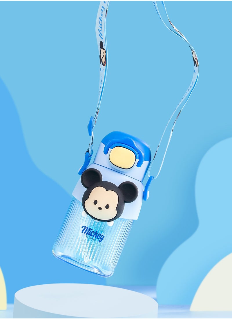 Disney - Mickey Mouse Blue 580ml Spill-Proof Sippy Cup with Straw - BPA-Free, Leak-Proof, Perfect for Toddlers, Boys & Girls - Ideal for School, Outdoors, and Daily Use - Image 1