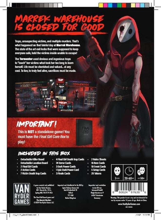 Van Ryder Games - Horror Board Game - Final Girl - The Marrek Murders - Feature Film Box - Core Box Required - 1 Player - 20-60 Minutes Gameplay - Teens & Adults, Ages 14+ (English Version) - Image 5
