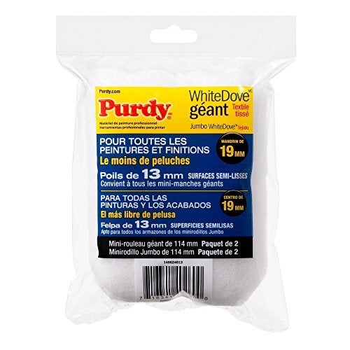 Purdy WhiteDove Jumbo Mini Roller Cover, 4-1/2 in. x 1/2 in., 2 count - Image 2