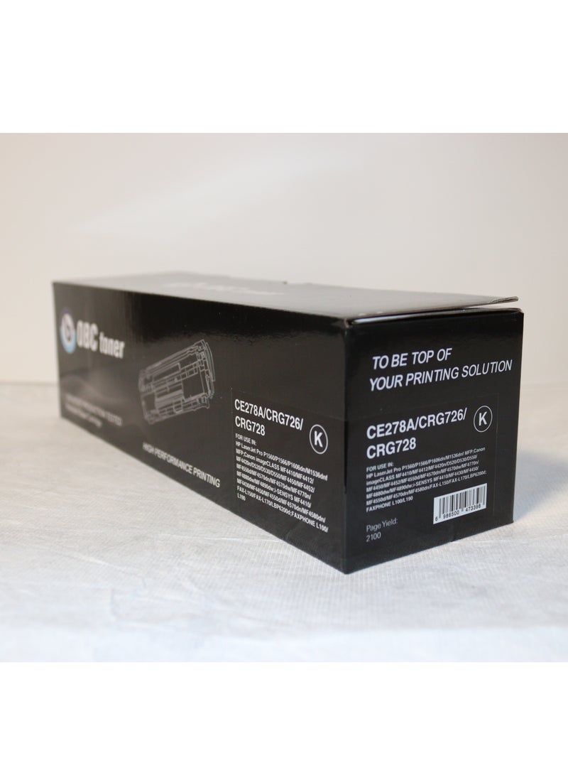 OBC Compatible Laser Toner Cartridge - HP and Canon Replacement such as CB435A CE285A and CRG728 Black Prints up to 2,000 Pages Compatible with HP and Canon Printers - Image 3