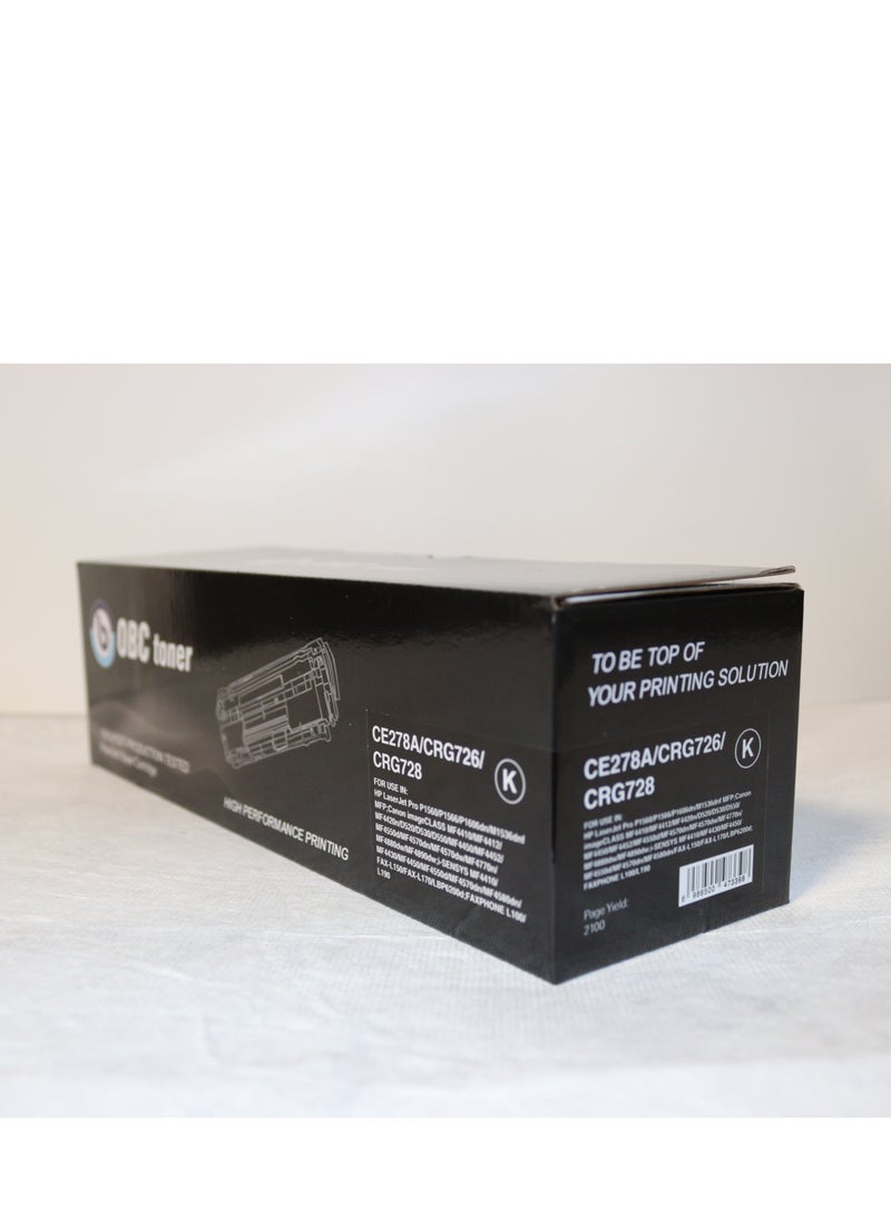 OBC Compatible Laser Toner Cartridge - HP and Canon Replacement such as CB435A CE285A and CRG728 Black Prints up to 2,000 Pages Compatible with HP and Canon Printers - Image 4