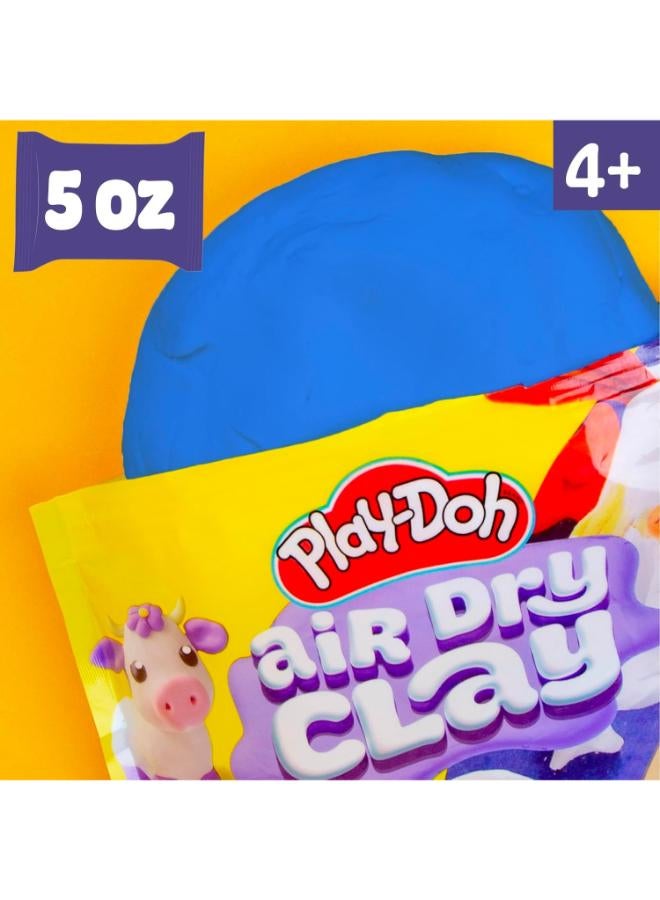 Play-Doh PLAYDOH AIR CLAY SINGLE COLOR BAG (5OZ) BLUE - Image 3
