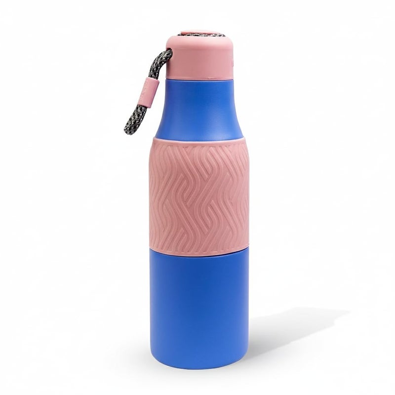 Rabitat Newly Launched Zappy 700ml, Double Wall Vaccum Insulated Flask | Upto 24 Hrs Hot & Cold | 2 Years Brand Warranty | ISI Certified | SPA Free | Ideal for Gym, Office, School, Outing (Blue) - Image 1