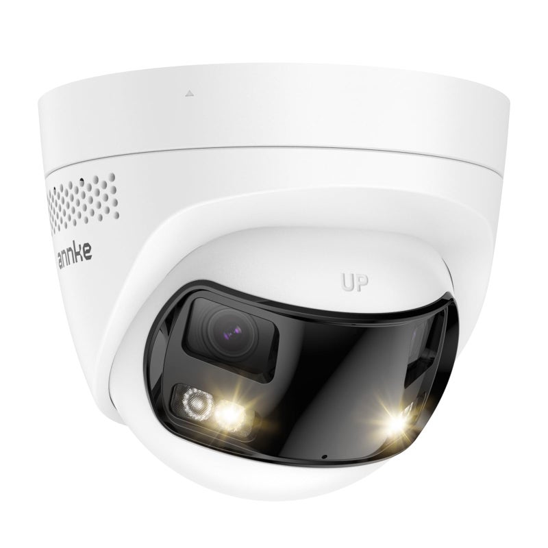 ANNKE FCD800 PoE Security Camera Outdoor with Dual Lens 180Â° Filed of View, 8MP IP Surveillance Camera Support Color Night Vision, Person/Vehicle Detection, Two-Way Talk, Built-in SD Card Slot - Image 1