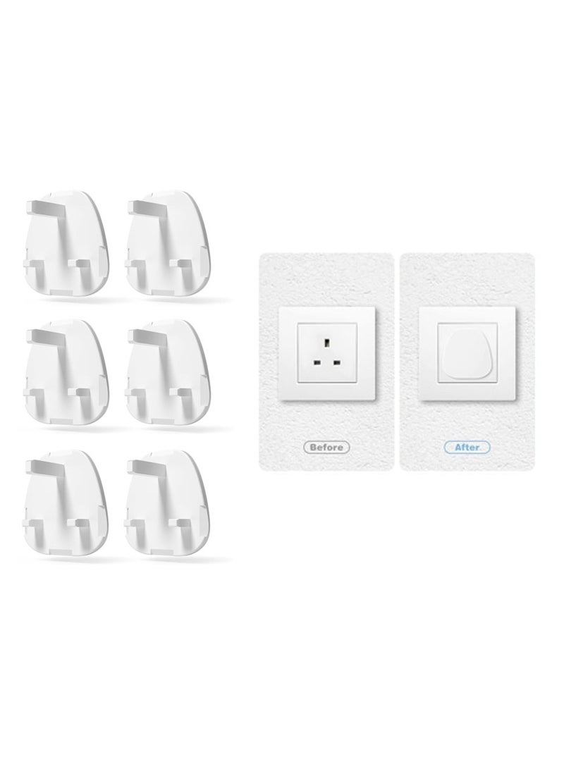 AL QADAH Electric Outlet Safety Cover 6Pcs Card - Image 1