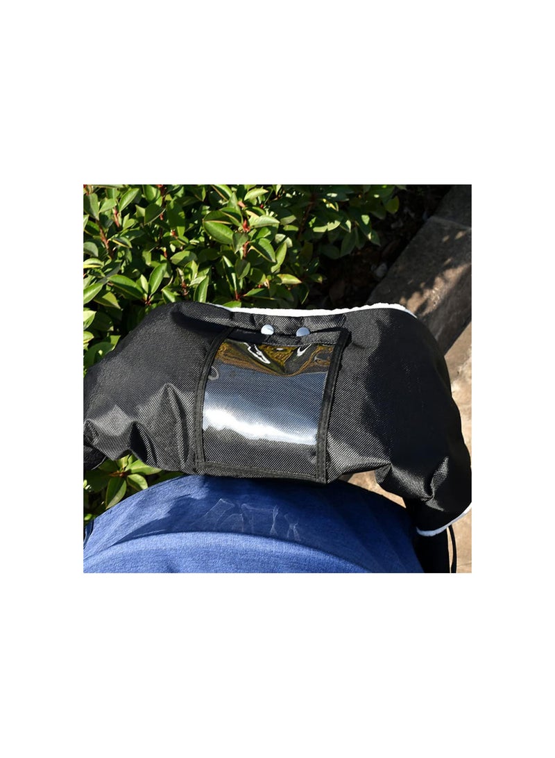 GGOOT Stroller Mittens - Waterproof Gloves,Stroller Accessories, Hand Muff Warm Gloves, Extra Thick Warm Anti-Freeze Gloves For Parents  - Image 1