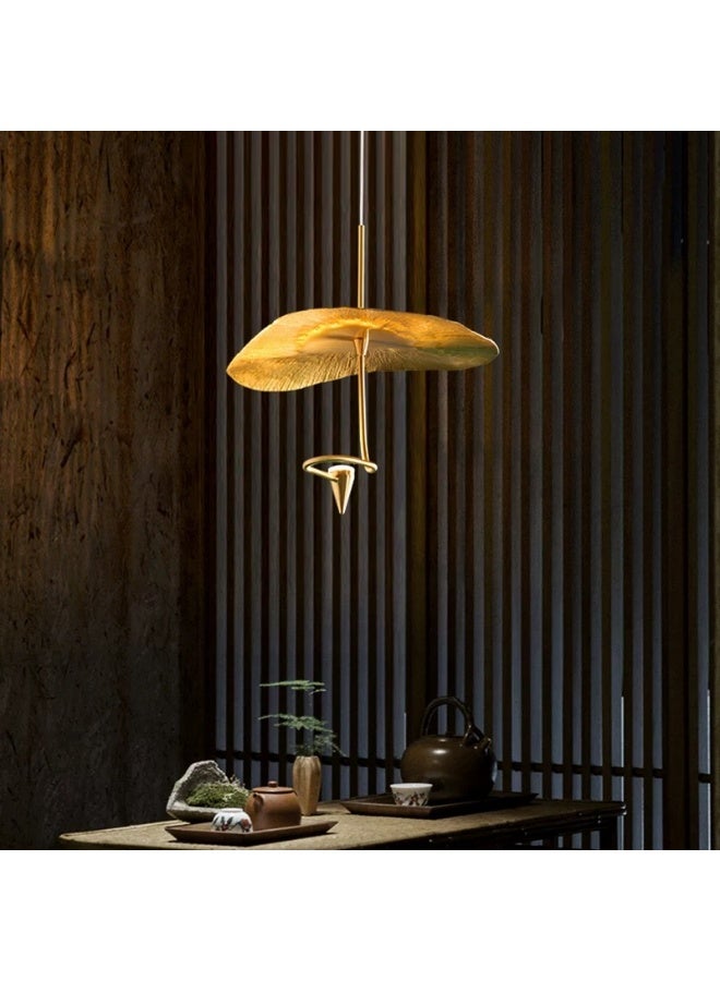 BUY4LESS -  Modern Lighting, Single pendent, Light, Copper flower pendent, GBK & Black Color, 26x20x100 cm, Suitable for bedroom, living room, kitchen, caffe, Adjustable height - Image 4