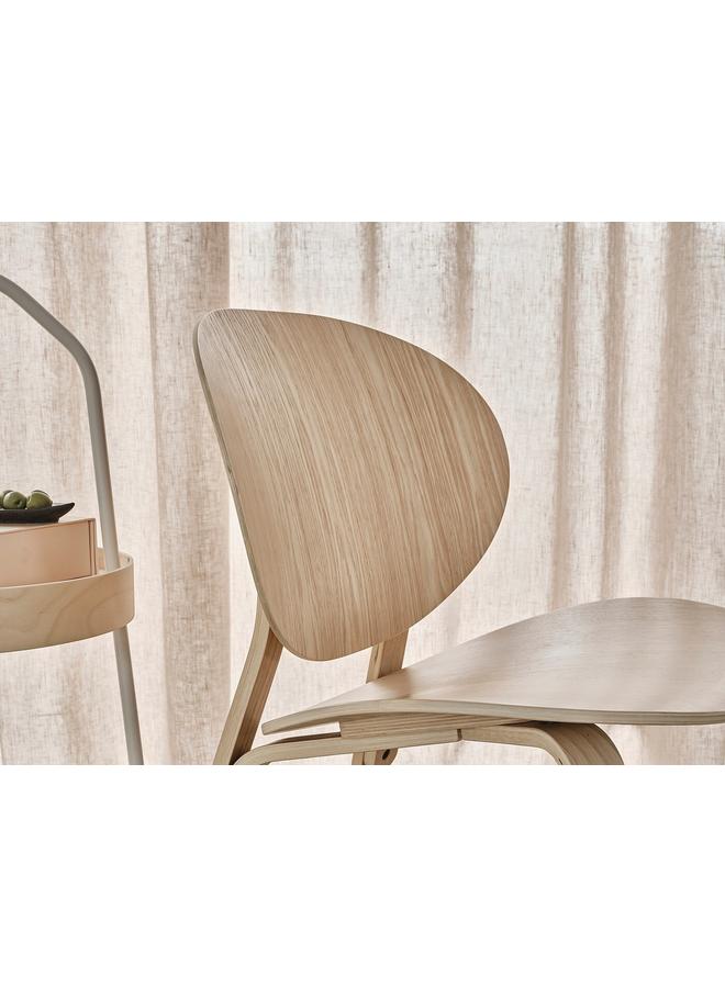 زبون كرسي مريح، قشرة خشب البلوط المصبوغ باللون الأبيض - Image 5