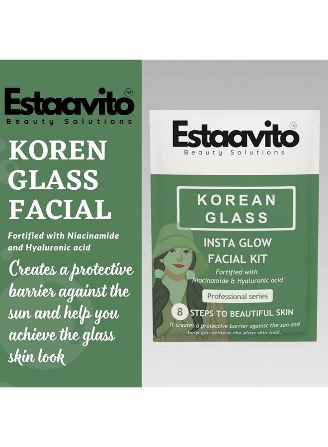 ESTAVITO مجموعة الوجه الزجاجية الكورية من Estaavito | مدعمة بالنياسيناميد وحمض الهيالورونيك | 8 خطوات لبشرة جميلة | تخلق حاجزًا واقيًا ضد الشمس وتساعدك على تحقيق مظهر البشرة الزجاجية | لجميع أنواع البشرة. - Image 3