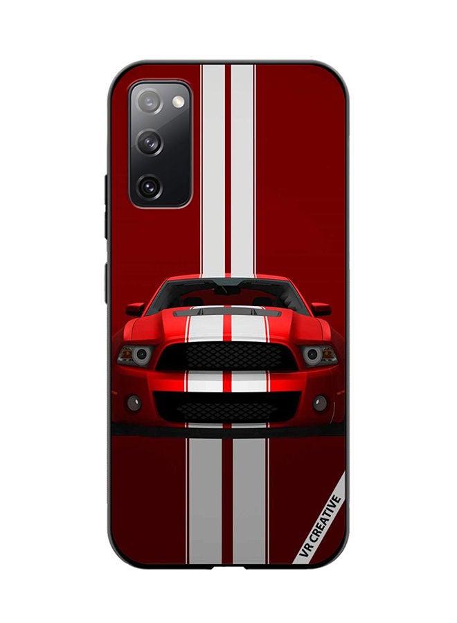 VR CREATIVE Protective Case Cover For Samsung Galaxy S20 FE 5G Car Design Multicolour - Image 1