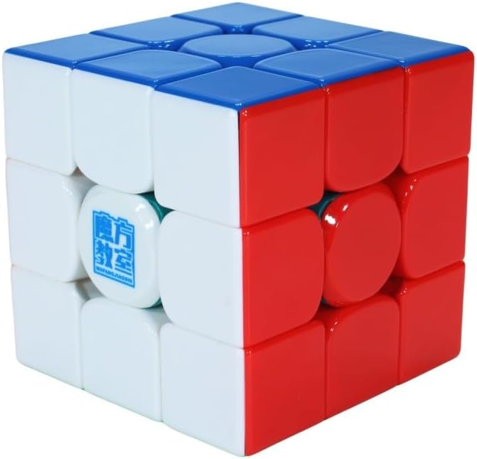 Cuberspeed MoYu RS3M V5 Ball CORE UV with MoYus New Robot Cube Stand Moyu rs3 m UV Coated Flagship 3x3 V5 UV Coated Glossy Surface 2023 Flagship 3x3 Magnetic Speed Cube
