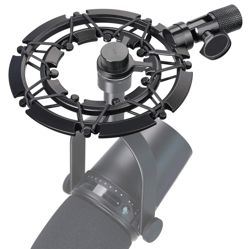 SUNMON Shure MV7 Shock Mount Compatible with Shure MV7 Microphone, MV7 Shock Mount Reduces Vibration Noise Matching Mic Stand Boom Arm by SUNMON - Image 1
