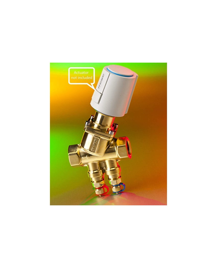 OPTIMA Frese OPTIMA Compact Pressure Independent Balancing & Control Valve 53-1338 3/4Inch, DN20/PN25 M/M High 5 P/T, AC Chiller Water Actuator Control Valve, Made in Denmark - Image 2