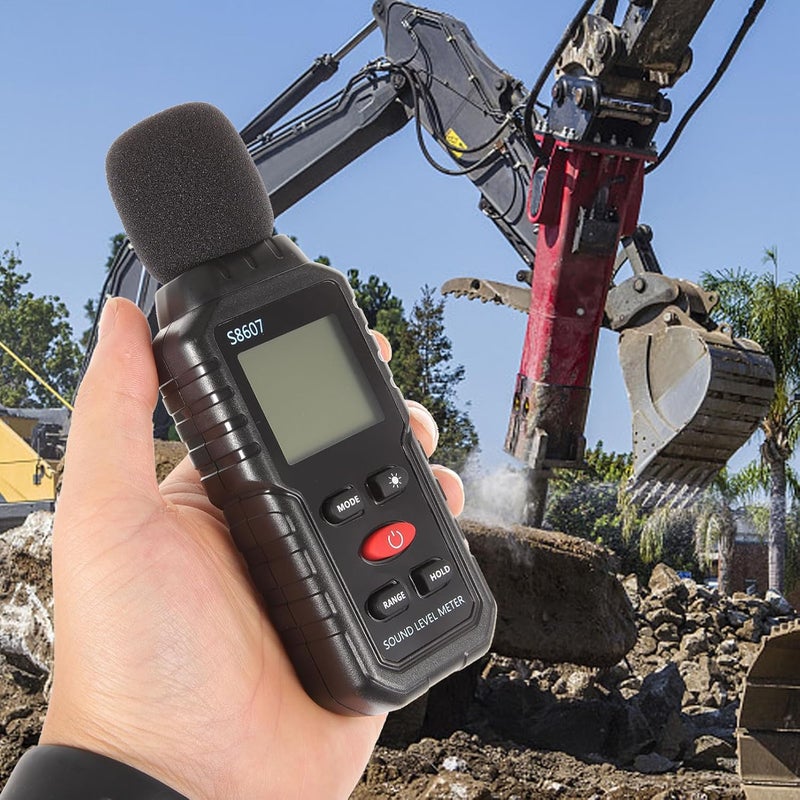 مقياس مستوى الصوت البلاستيكي قارئ ضوضاء الديسيبل مع إنذار لمراقبة الفصول الدراسية - Image 4