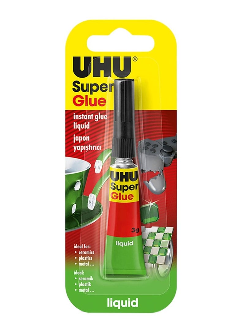 UHU - 3-Piece Extra Last Liquid Super Glue - Image 1