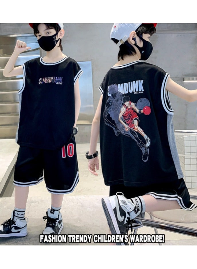 KUYING New Children's Basketball Suit Set  - Image 4