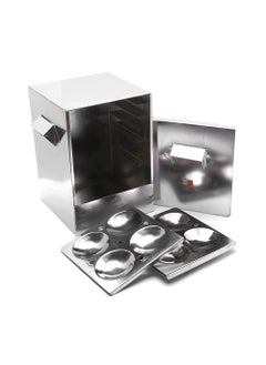 KCL KCL Stainless Steel - Trivia Idly Cooker | Restaurant Type Square Shape Idli Steamer For Home | 6 Plates Idli Steamer Set | Gas Stove & Induction Compactible | Makes Soft & Fluffy Idli  - Image 1