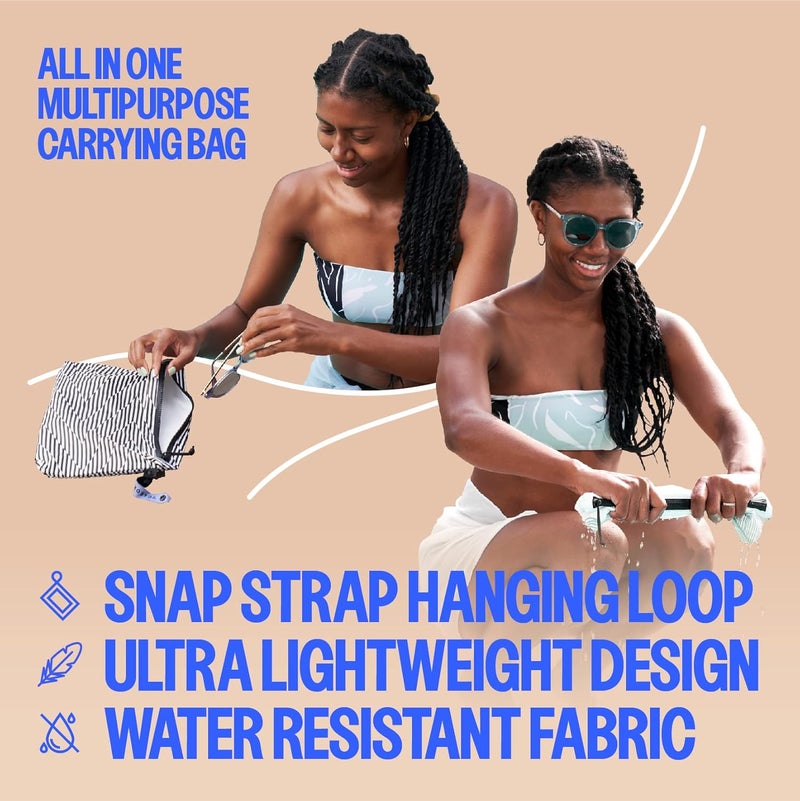 Acteon Wet Dry Bag, Large Travel Water-Resistant Swimsuit & Clothes Organizer, Foldable Pocket Sized Pool, Beach & Gym Bags, Fit for Bikini, Swim Workout Shoes & Towels, Toiletries, Dirty Laundry - Image 5