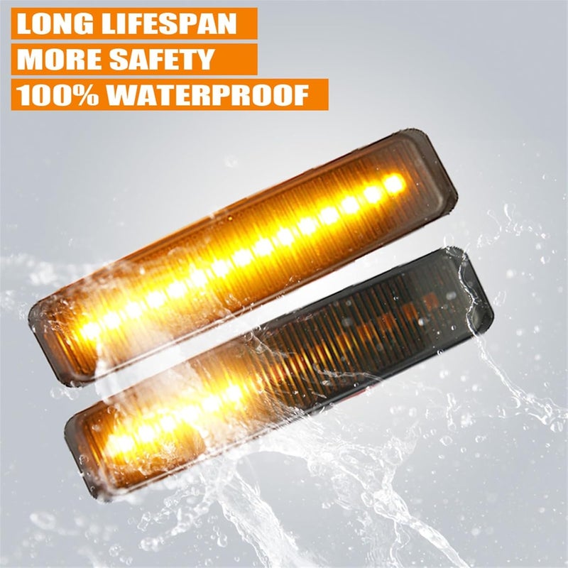 QASULER Dynamic Turn Signal Light for BMW 5 Series E39 M5 - Image 3