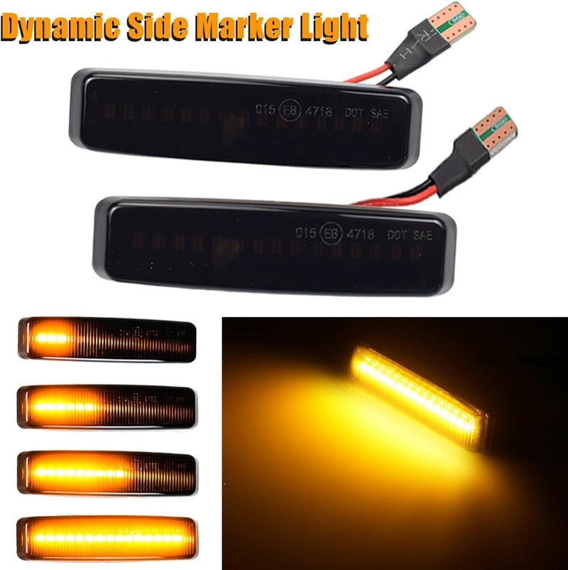 QASULER Dynamic Turn Signal Light for BMW 5 Series E39 M5 - Image 4