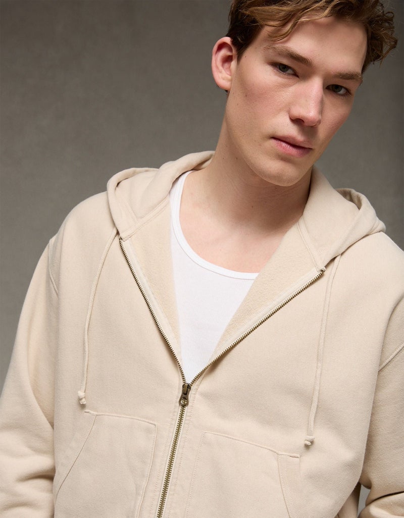 American Eagle AE Laidback Luxe Full-Zip Hoodie - Image 4