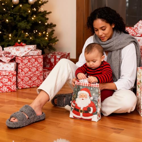 EverFoams Womens Fuzzy Open-toe Slippers Soft Comfy Memory Foam Indoor House Shoes Cool Gray,11-12 US - Image 2
